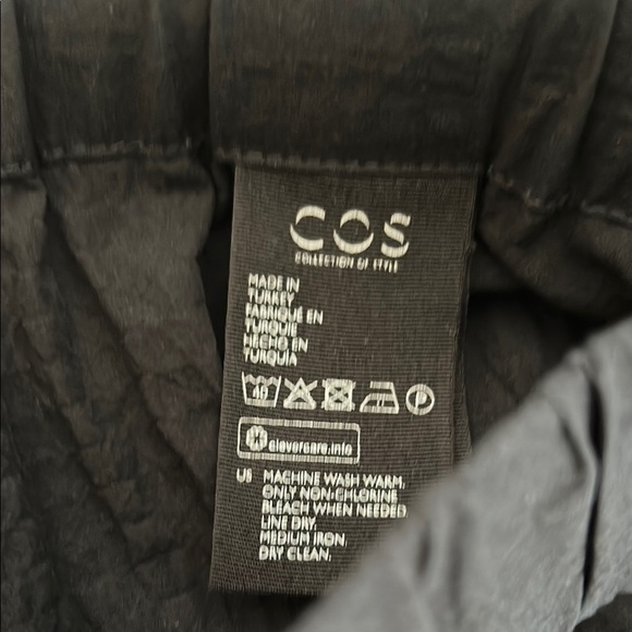 COS Crinkled Wide Leg Trousers size 4 - Picture 7 of 7